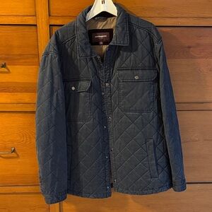 Johnston & Murphy Navy Quilted Jacket XXL